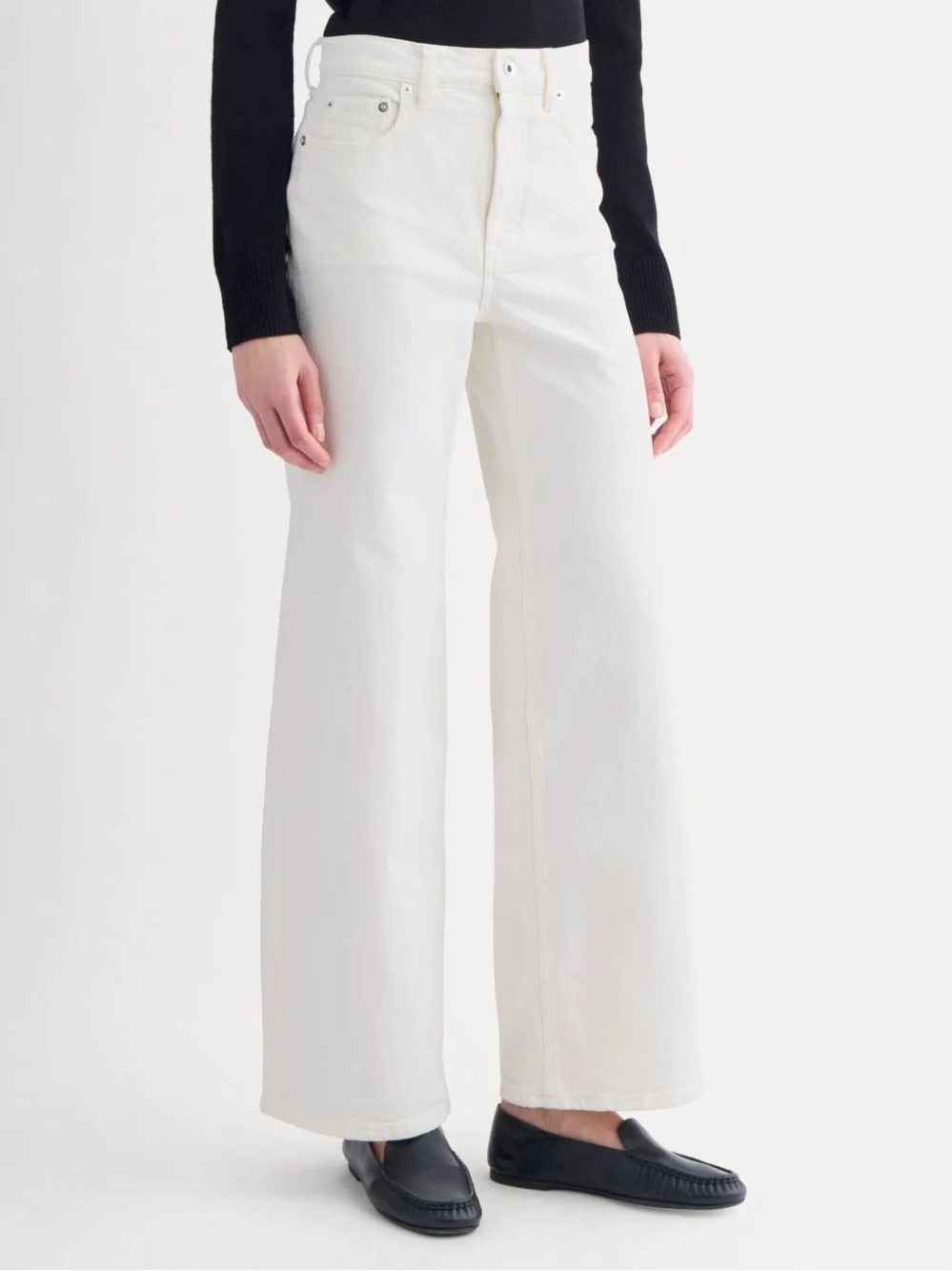 NWT Everlane The Way-High Sailor Jean in Ecru Size 25R